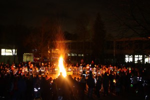 Auf dem großen Schulhof