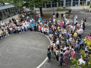 Auf dem Schulhof