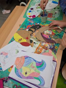 Picassomaske gestalten